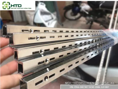 Thanh ray gắn tường đơn A6 bản to