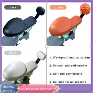 Graceful PU Electric Bicycle Seat Cover Battery Car Bicycle Universal Seat Cover Sun Protection Breathable Soft And Comfortable