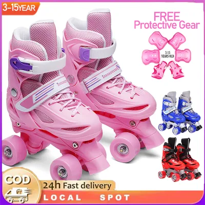 roller skates for kids Roller Skates Adjustable Inline Skate Roller Skates Adjustable Double row Skate Roller 4 wheel Roller skate for kids roller skate shoes roller skates 4 wheels