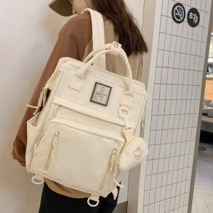 Rhaast Ransel ibu portabel sederhana ransel siswa sekolah menengah dan perguruan tinggi berkapasitas besar