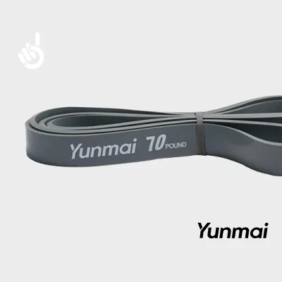 Yunmai High-Elastic Loop Bands (35/70lbs) - Natural Latex Resistance for Strength Training Home Gym