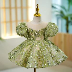 Children Evening Dresses for Girls 3 12 14 Years Kids Birthday Party Luxury 2026 Fluffy Ball Gown Wedding Prom Formal Lace Dress2026