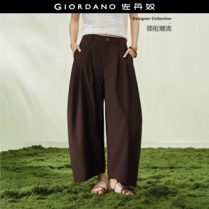 Giordano Women Women Casual Pants - Non-Elastic Free Shipping 18416806
