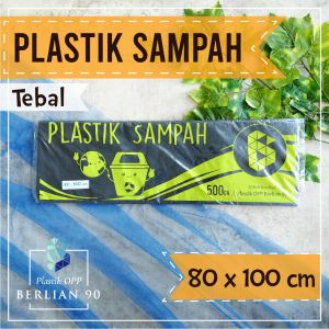 Plastik Layangan Kantong Plastik Sampah 80x100 Cm / Plastik sampah Hitam 500 Gr trashbag trash bag Kresek Sampah Plastik Sampah Dapur Ramah Lingkungan Murah Tebal