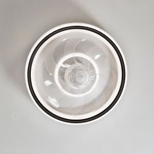 GREEN WIND Bedroom Ceiling Fan with Light E27 Screw Fan Light 7 Blades 4 Speed Ceiling Fan Light for Small Room Area