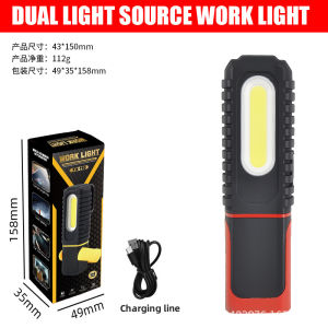 AECOB Work light for auto repair high-brightness rechargeable long-lasting illumination strong magnetic anti-fall ultra-bright flashlight for car maintenance