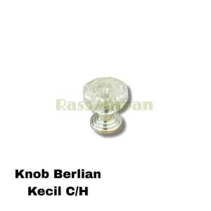 Knob Handle Tarikan Lemari Laci Crystal Kaca Berlian Swarovski Kaje GP/chrome