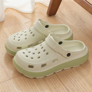 2025 Simple Clog Sandals For Beach And Outdoor Non-Slip Thick-Soled Closed-Toe WomenS Summer Slippers For Outdoor Wear