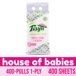 Tisyu Multi-Purpose Tissue Mega Pull 400-Pulls 1-ply 400 Sheets