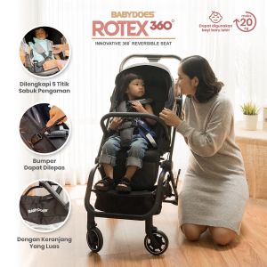 Stroller Babydoes CH 419 Rotex 360 / kereta Dorong Bayi