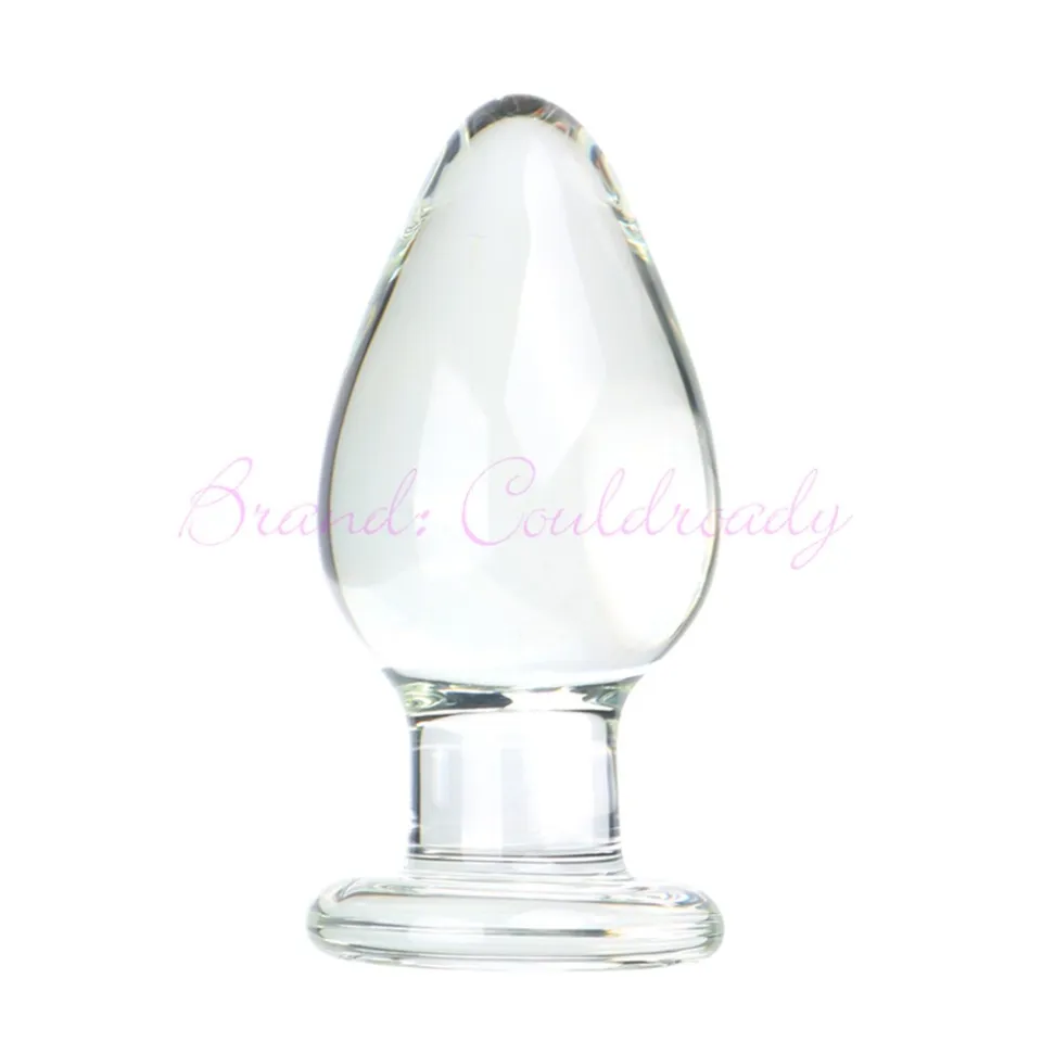 para que sirve plug anal Privacy Ship]Large Crystal Butt Plug Vagina Ball Big 60mm Pyrex Glass Anal  Dildo Bead Adult Sex Toys for Women Men Gay Masturbator sex toy sex toy