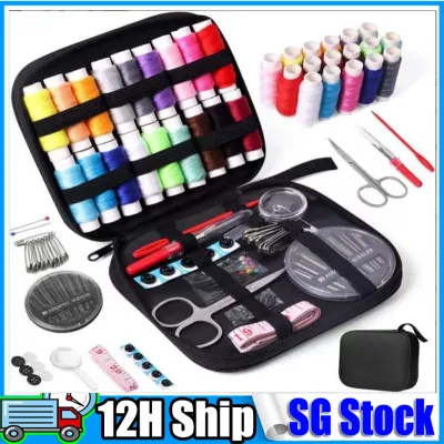 86pcs Sewing Kits DIY Multi-function Sewing Box Set Line Needle Button Threader Scissors Pins Ruler Accessories Kit