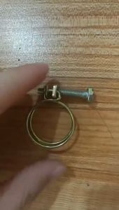 Multi-Purpose Galvanized Adjustable Wire Hose Clamp (1PC)
