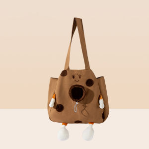 Cat Bag Pet Bag Dog Bag Canvas Bag Portable Outdoor Cat Carrier Shoulder Bag Cute Shaped Carrier Portable