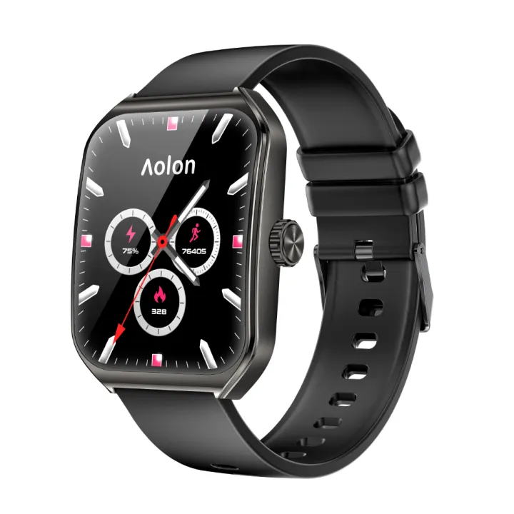 Aolon Curve 2 สมาร์ทวอทช์หน้าจอโค้ง 1.83 นิ้ว ตัวเรือนโลหะผสมสังกะสี โทรได้ วัดสุขภาพ ออกกำลังกาย กันน้ำระดับ IP67