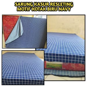 sarung busa resleting Aesthetic no.1 180x200 tinggi 20 cm bahan katun disperse premium