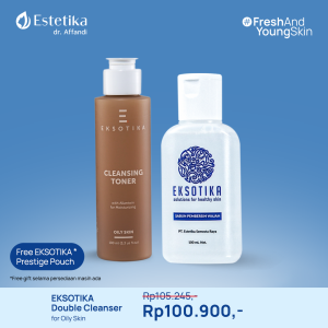 EKSOTIKA Double Cleanser for Oily Skin (Sabun + Cleansing)
