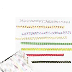 8Rolls Dot Striped Decorative Tape 3mmX5m Scrapbooking Decoration Adhesive Stripes For Journal Planner Notebook Wrapping