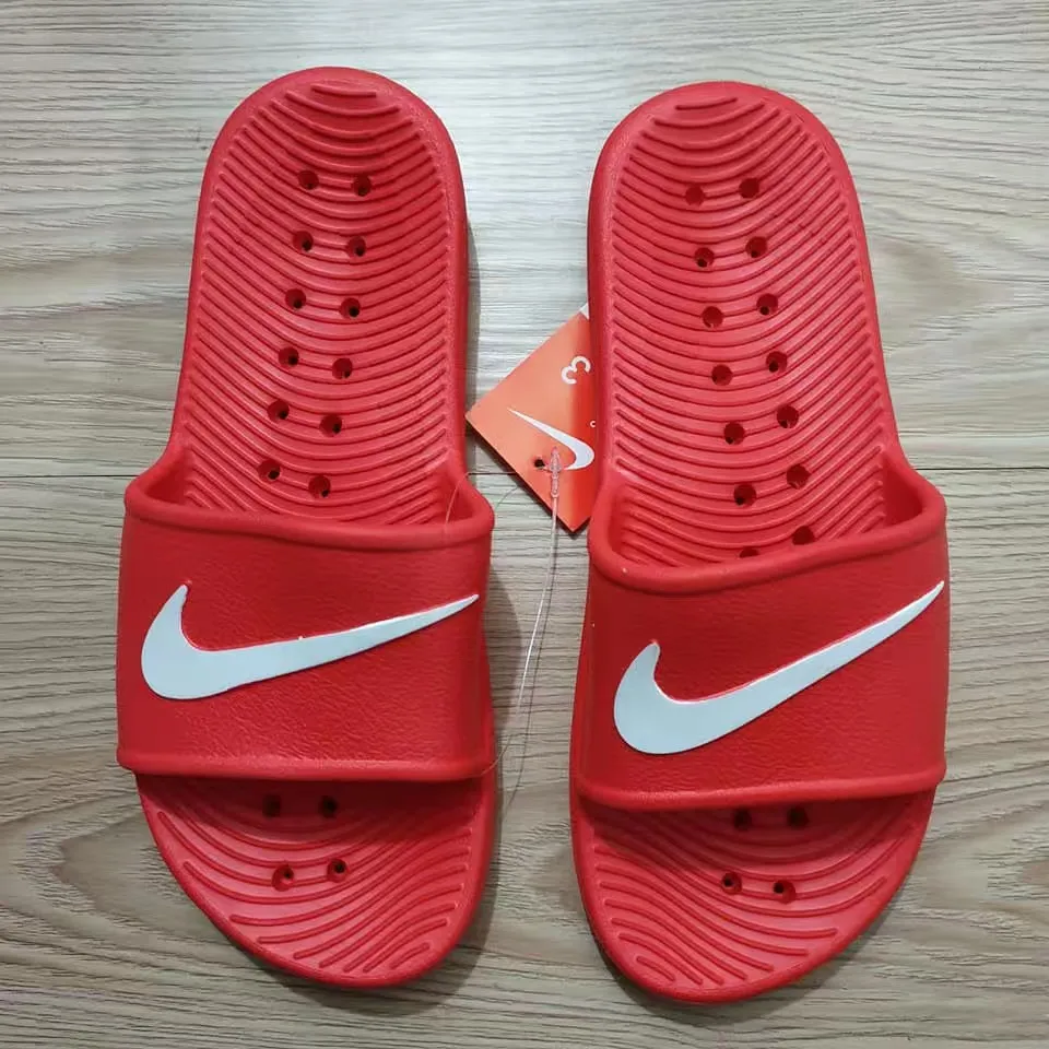 Nike kawa hotsell shower slide red