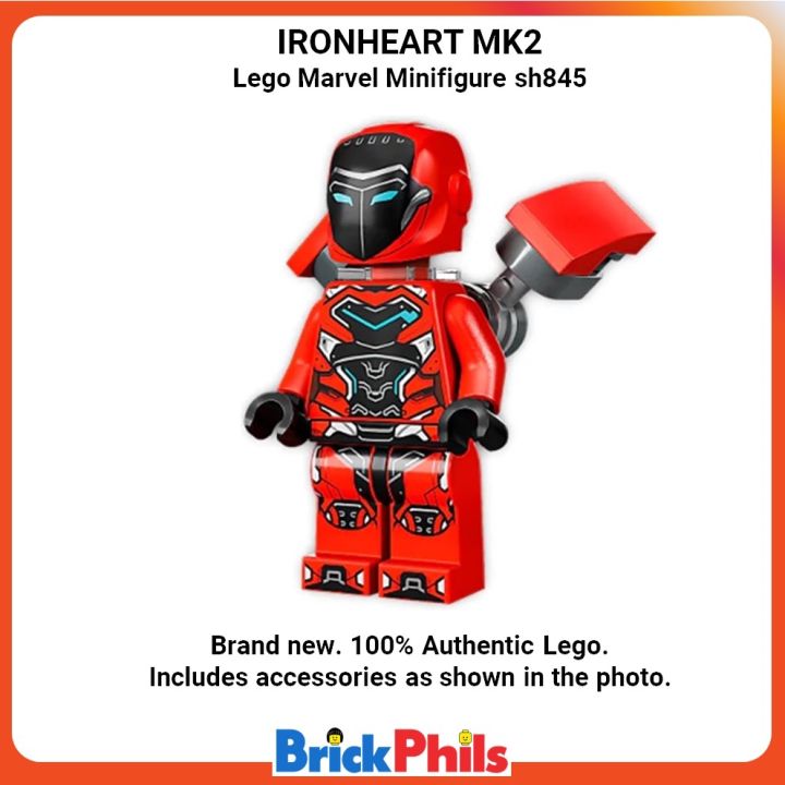 Lego Marvel Minifigure sh845 Ironheart MK2 Lazada PH