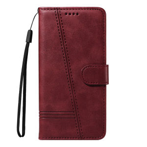 Wallet Case for Samsung Galaxy A07 A17 A06 A16 A55 A15 A35 A25 A05 A05S A24 A23 A33 A34 A54 A73 A53 A14 A13 4G 5G Leather Card Holder Shatterproof Luxury Line Phone Cover