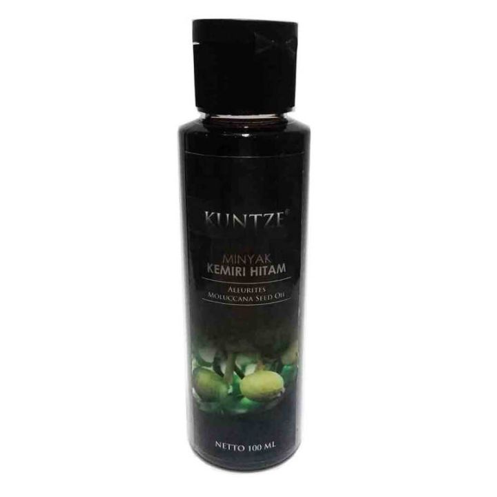 KUNTZE MINYAK KEMIRI HITAM ORIGINAL BPOM 100ml- PENUMBUH RAMBUT BPOM ...