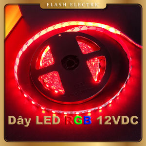 Dây led trang trí đổi màu RGB  5050 - 12VDC - 1m/60 bóng ( CHƯA gồm nguồn mạch điều khiển jack nối )