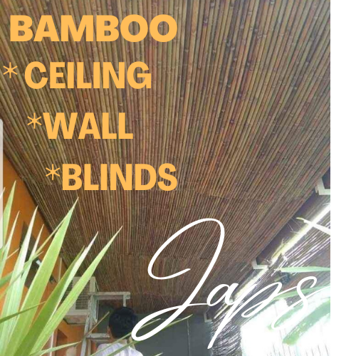 BAMBOO / KAWAYAN / BAMBOO CEILLING WALL 6X10FT 6X7FT 6X6FT 6x5FT ...