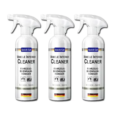 Car Interior Cleaner 300ml Powerful Stain Remover For Multi Purpose Detailing And Leather Polishing