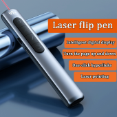 Laser Flip Pen Remote Control PPT Slide Wireless 2.4GHz Type-C Charging for PowerPoint Presentation  Laser Pointer