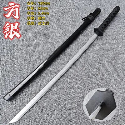 Đao Samurai Iaido kiếm gỗ có bao biểu diễn huấn luyện đạo cụ vẽ kiếm kiếm võ thuật đồ chơi trẻ em kiếm Taichi