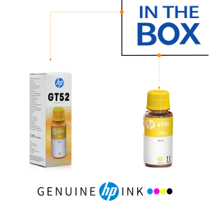 HP GT53XL ขวดหมึก HP GT52 หมึกเดิม HP สมาร์ทถัง 532 538 115 617 615 315 415 515 615 720 750 เครื่องพิมพ์กล่องหมึกตลับหมึกสีดำ HP เข้ากันได้