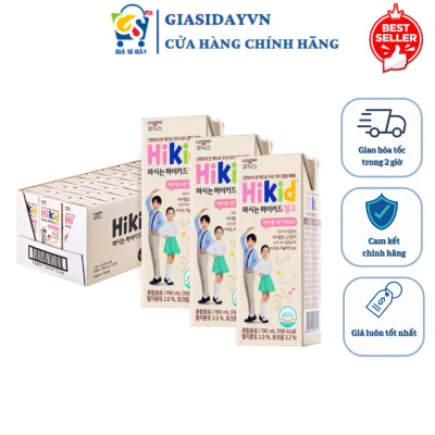 (HSD 12.2026) Sữa Nước Hikid Pha Sẵn 190ml Tăng Chiều Cao Cho Trẻ Từ 1 Tuổi
