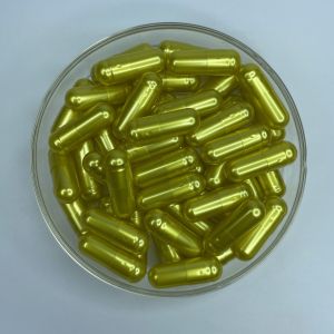1000pcs Size 00 Pearl Gold/ Pearl Gold OSPA High Quality Empty Gelatin Capsule