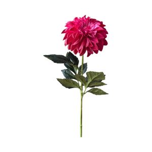 HUANG Long Branch 3D Printed Dahlia Real Touch Large Flower Artificial Dahlia Branch Flower Arrangement Realistic Fake Chrysanthemum Wedding Decor