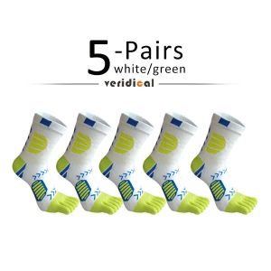 1/5 Pairs Sport Toe Socks Compression Cotton Sweat-Absorbing Deodorant Bike Marathon Fitness Outdoor Basketball 5 Finger Socks2026