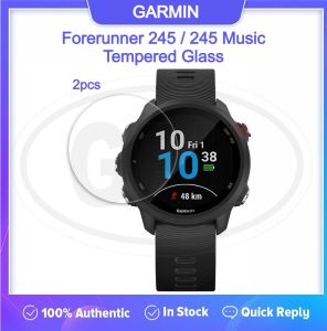[2pcs] Garmin Forerunner 245 / FR245 Music / FR245 Screen Protector HD Tempered Glass