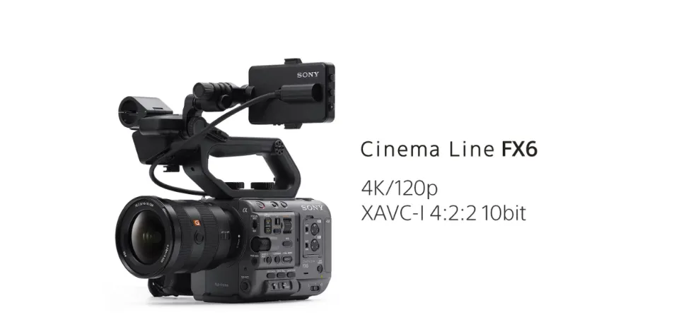 Sony FX6 Cinema Line Full-frame camera Body ILME-FX6V Sony