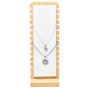 Bamboo Necklace Display Stand / Vertical Jewelry Necklace Display Stand / Detachable Necklace Display Stand