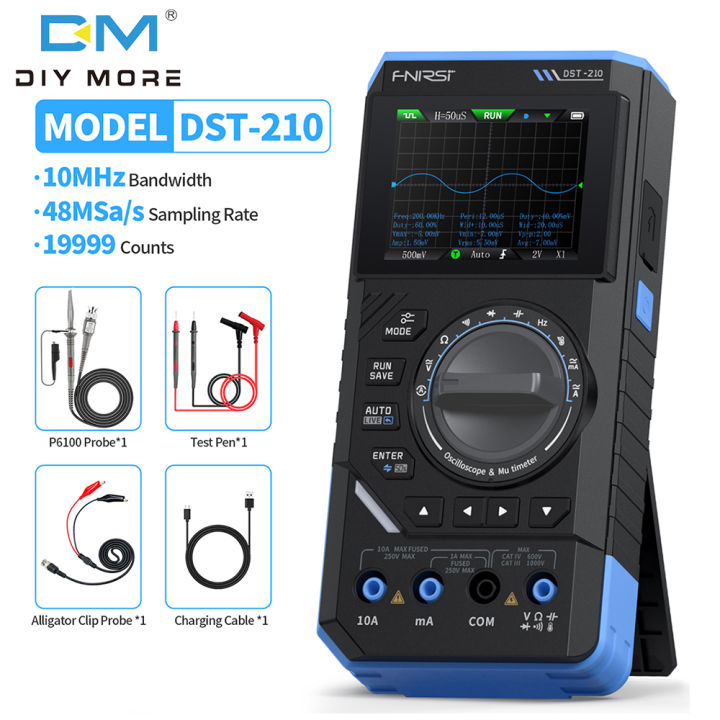 Diymore Fnirsi DST-210 ba trong một dao động + Vạn năng + Máy phát tín ...