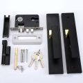 【24hours delivery】 Bedroom bathroom  Black Antique Space Aluminum Door stainless steel Locks Continental Bedroom Minimalist Interior Door Handle Lock. 