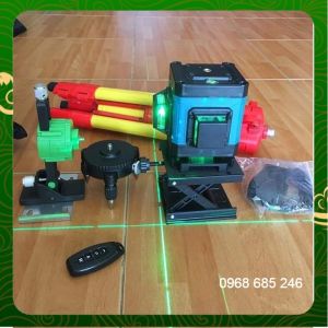Máy cân mực bắn cốt máy cân bằng laser MAKITA 12 tia xanh laze có điều khiển sạc chân đế máy hộp nhựa