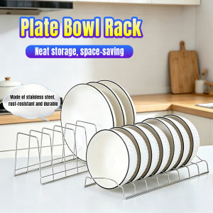 Talao Stainless Steel Dish Drying Rack Kitchen Storage Organizer for Plates Bowls Pot Lids Cutlery