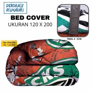 Selimut Bed Cover saja - Bed Cover Tanpa Seprei - Bed Cover Saja - Bedcover Ukuran 140x230cm