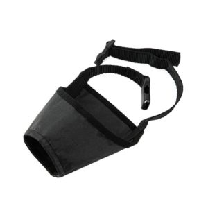 XUNJIE Soft Anti Bite Dogs Muzzles Adjustable Breathable Dogs Mouth Cover Puppy Toe Clip Polyester Dog Mouth Walking