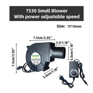 KII 130000 RPM Portable Blower With Speed Controller Blower Kalan Strong Wind Force Stove Cabinet Dust Extractors 9733 Blower Cooling Fan Dc 12v