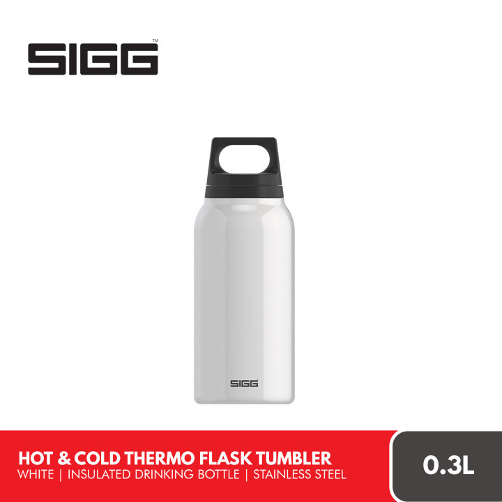 SIGG Hot Cold Thermo Flask Tumbler White with Filter