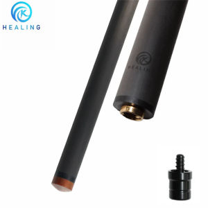 Carbon Fiber Billiard Shaft 13.9mm Bakelite TipBakelite FerruleBlack Technology Low Deflection Pro Taper for Pool Cue Stick+Free Gift (Gloves+Cloth+Joint+Protective cover)