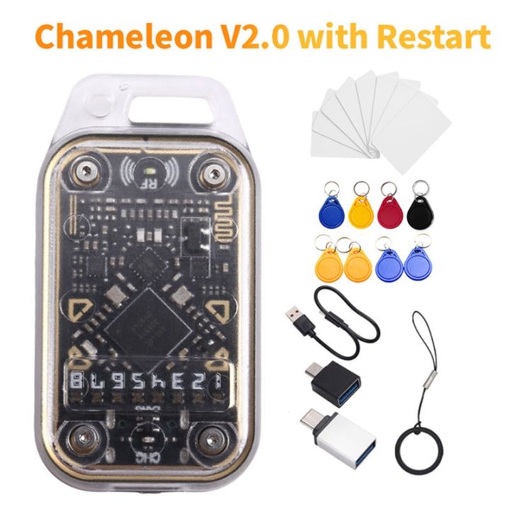 【eryu01】Chameleon V2.0 RFID Smart Chip Reader Emulator+8XUID Keychain ...
