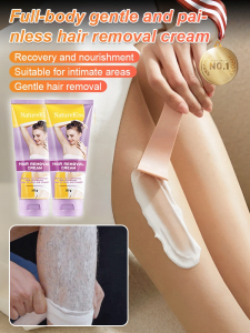 Painless light hair removal cream for legs